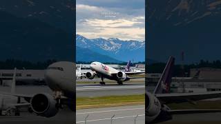 FedEx 777 Takeoff Anchorage Plane Spotting [upl. by Winstonn]