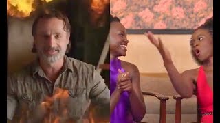 Danai Gurira and Andrew Lincoln Singing Compilation [upl. by Ahsets]