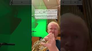 Horn Solo from Rossinis quotIl Barbiere di Sivigliaquot music horn excerpt rossini [upl. by Tarttan235]