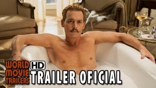 Mortdecai  A Arte da Trapaça Trailer Oficial Legendado 2015  Johnny Depp HD [upl. by Ilhsa]