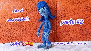 ENNUI aburriento de intensamente PARTE 22amigurumi facil [upl. by Annoet]