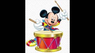 Kingdom Hearts  Mickey Mouse Club March Isolated Drums [upl. by Arada]