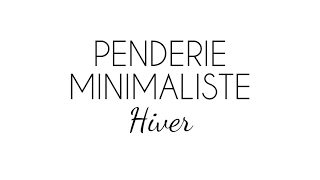 MA PENDERIE MINIMALISTE  HIVER 2016 2017  HAUL SOLDES [upl. by Olaf]