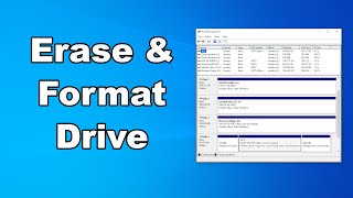 How To Erase amp Format Drive  Delete amp Remove All Partitions  Including EFI amp Recovery Partitions [upl. by Patterman]