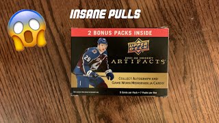 INSANE PULLS 202122 ARTIFACTS BLASTER BOX [upl. by Simmie478]