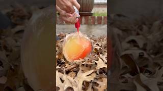 Inserting colors into iced balloon [upl. by Jobie]