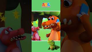 Five Little Crocodiles Swimming In The Pool shorts nurseryrhymes kidssong hooplakidz [upl. by Oiliduab]