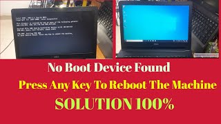 how to FIX No Boot Device Found Error Message Solution How to Install an SSD Laptop Step By Step [upl. by Eseeryt]