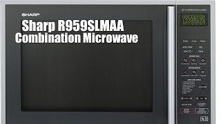 🍔Sharp R959SLMAA  Combination Microwave UK  Large 40 litre capacity [upl. by Rosalia565]