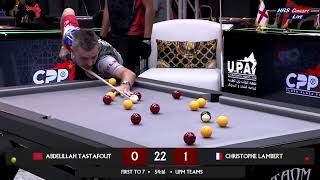 Ultimate Pool Morocco  CPP Event  Abdelilah Tastafout vs Christophe Lambert [upl. by Favien]