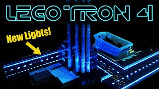 LEGO TRON MOC PART 4 Troubleshooting Lighting Issues [upl. by Hyrup]