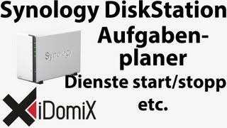 Synology DiskStation Aufgabenplaner zeitgesteuerte Dienste und Aufgaben erstellen [upl. by Abner698]