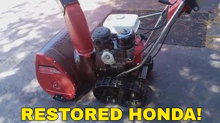 RESTORED HONDA HS80824 SNOWBLOWER  CHECK THIS OUT [upl. by Thomas]