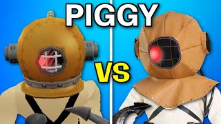 Roblox PIGGY In Real Life JUMPSCARE CHALLENGE By The Noob Family [upl. by Emoryt]