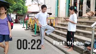 PERFORMANCE TASK 4  STANDING LONG JUMP SIT AND REACH AND STORK BALANCE STAND TEST [upl. by Ahsinom]