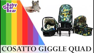 Cosatto Giggle Quad 3in1  Stroller  Full review  2020 [upl. by Lynsey809]