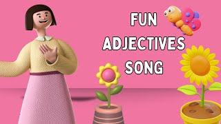 Amazing Adjectives Adventure Song for Kids [upl. by Ilah574]