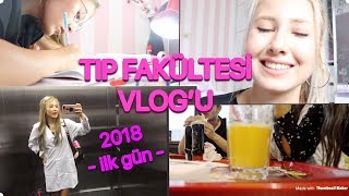 TIP FAKÜLTESİ İLK GÜN VLOG Dönem 2  Nasıl Ders Çalışıyorum 📕📘📙🤓 Elif AY [upl. by Leile]