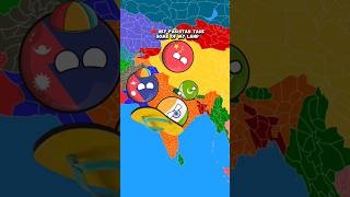 What if Pakistan 🇵🇰 and Nepal 🇳🇵 Switch 🔁 Placescountryballs nutshell shortsfeed short [upl. by Adoh]