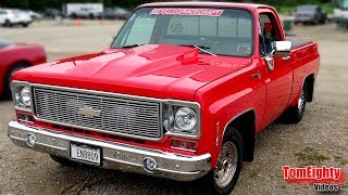 Square Body Chevy Truck and its FAST [upl. by Oleta]