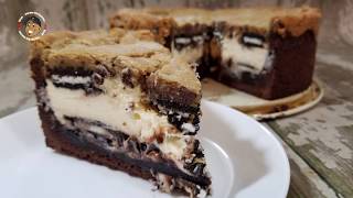 Cookie Brownie Cheesecake Recipe  Episode 622 [upl. by Fazeli]