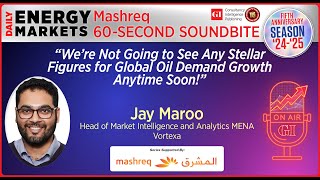 Daily Energy Markets  Mashreq 60  Second Soundbite [upl. by Langbehn]