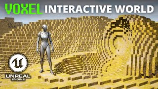 How to Create an Interactive Voxel World in Unreal Engine 5 [upl. by Xanthe]