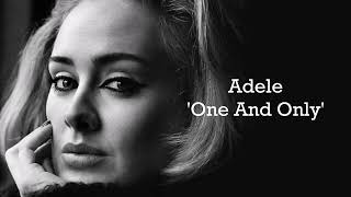 Adele  One And Only  tłumaczenie napisy pl ⤵ dkteksty [upl. by Llerreg862]