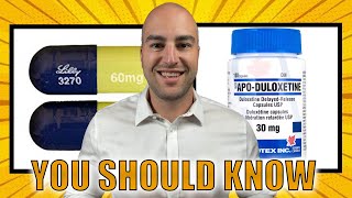 3 Things You Should Know Before Taking Duloxetine Cymbalta [upl. by Alda]