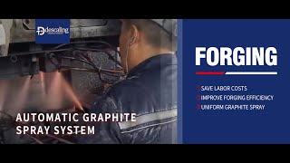 Car Gear forging automation line Automatic Graphite Spray System [upl. by Hays750]