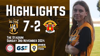 Highlights  Folkestone Invicta Women 72 Betteshanger Welfare Dev  SECWFL Kent Divisional Cup [upl. by Nivaj]