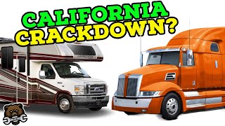 You Wont Believe Californians New Rule for RVs amp Large Trucks [upl. by Ycinuq298]