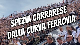 SPEZIA carrarese dalla curva FERROVIA spezia seriebkt curvaferrovia ultras [upl. by Gae]