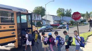 First Day of School  Bus stop [upl. by Ilagam]