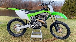 800 KX125 TWO STROKE BUILD TRANSFORMATION  START TO FINISH [upl. by Koal]