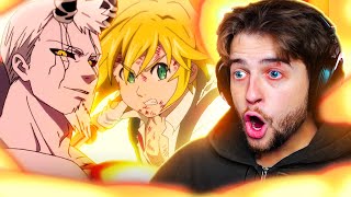 MELIODS VS HENDRICKSON SEASON FINALE Seven Deadly Sins Episode 24 Reaction [upl. by Faso]