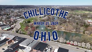 Chillicothe Ohio March 21 2024 drone view in 4K [upl. by Riocard233]