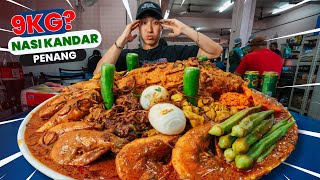 300RM NASI KANDAR SULAIMAN RECORD  9KG Nasi Kandar Challenge at Penang Malaysia [upl. by Enilehcim]