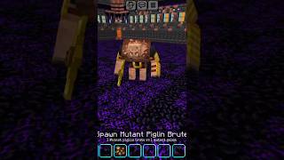 Mutant piglin brute vs mutant iron golem 20 shorts minecraftcreativemobs gamingmutantmobs [upl. by Eahcim953]