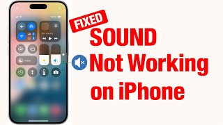 FIXED iPhone Sound Not Working After iOS 18 Update Apple info [upl. by Plume]