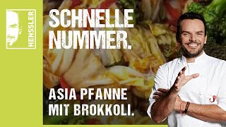 Schnelles Asia PfanneRezept mit Brokkoli Paprika und Avocado von Steffen Henssler [upl. by Inasah]