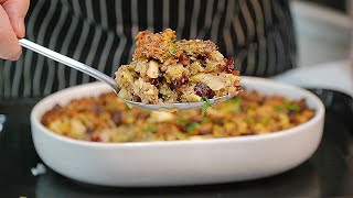 Best Sausage and Cranberry Stuffing for Thanksgiving Christmas or any Sunday Roast [upl. by Adnarim]