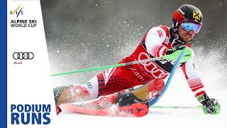 Marcel Hirscher  Mens Slalom  Zagreb  1st place  FIS Alpine [upl. by Jeramey]