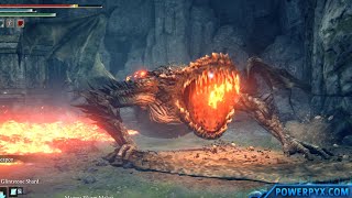 Elden Ring  Magma Wyrm Makar Boss Fight amp Location [upl. by Annovahs]