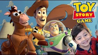 Toy Story en Español  Woody y Buzz con Tiro al Blanco  Juego para niños de Disney [upl. by Eicaj]