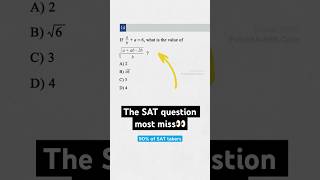 Must know SAT math question ⏳ digitalsat satprep [upl. by Ddej]