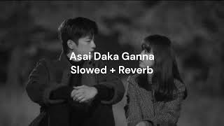 Asai Daka Ganna ආසයි දැකගන්න  Priyashantha   Sinhala Song  Slowed  Reverb [upl. by Simetra375]