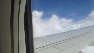 live from the flight deck  plane window flying aeroplane  flights  airplane [upl. by Iad]