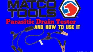 Matco Tools Parasitic Drain Tester and How It Works [upl. by Adnov802]