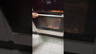 O meu forno Teka A primeira vez que tentei fazer limpeza por pirólise aconteceu isto 2 [upl. by Mosra]